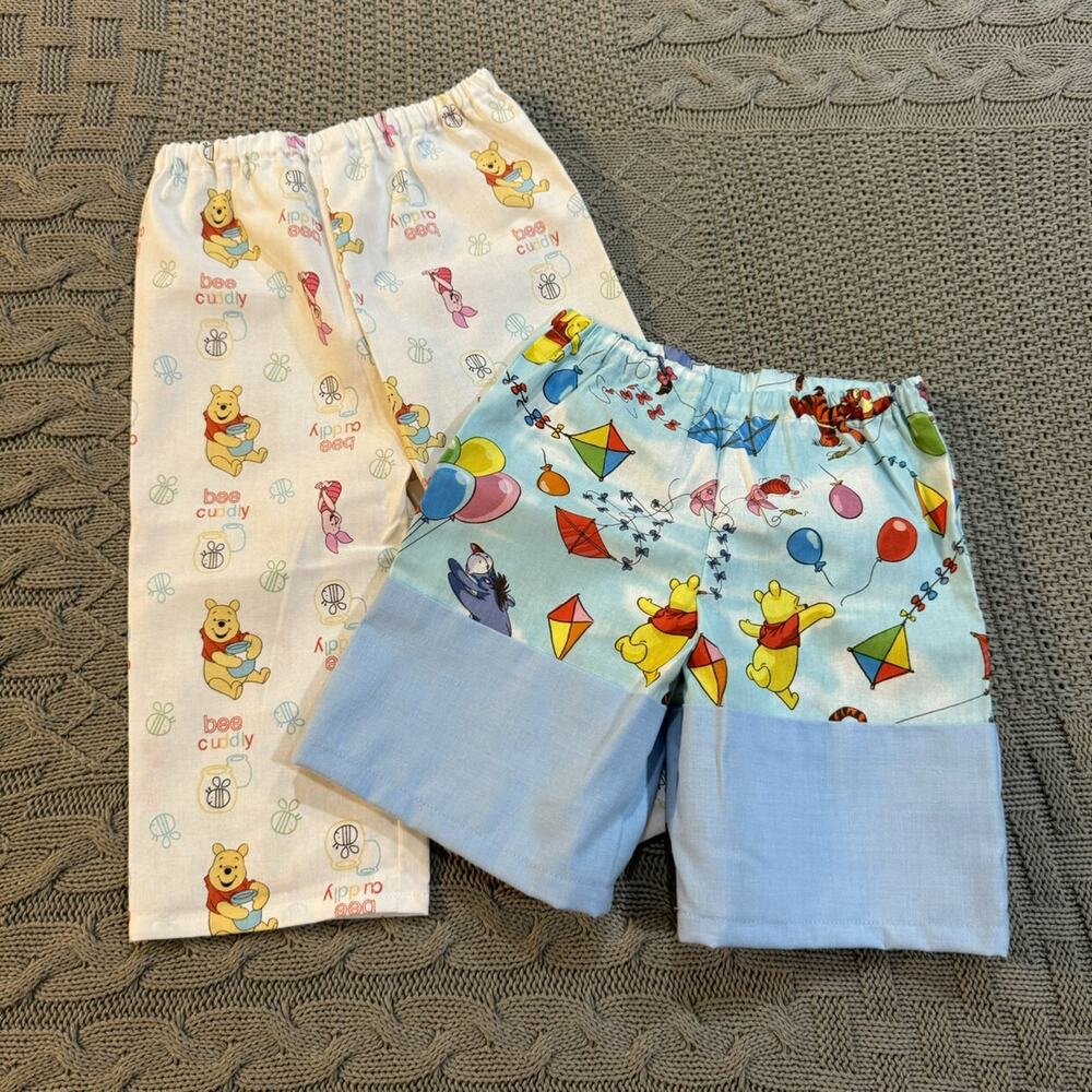 Handmade Pooh & Friends Bottoms ~ 18/24M - Picture 1 of 9
